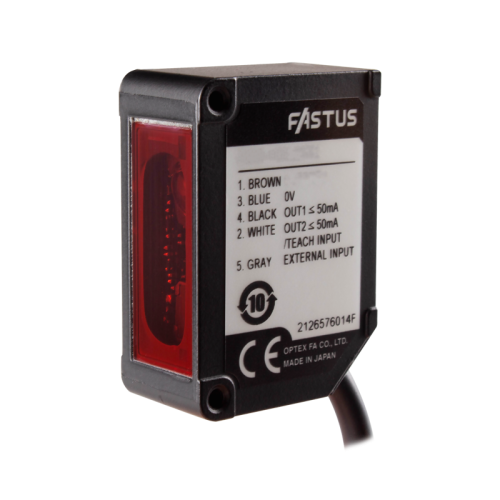 BGS photoelectric sensor, 20~50mm teaching setting, NPN/PNP x 2 outputs, High resolution, Class 1 C-MOS laser, Digital display, 10 - 30VDC, AL housing, M12 connector BGS photoelectric sensor, 20~50mm teaching setting, NPN/PNP x 2 outputs, High resolution, Class 1 C-MOS laser, Digital display, 10 - 30VDC, AL housing, M12 connector