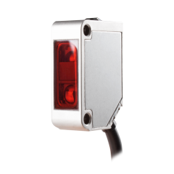 BGS photoelectric sensor, 10~300mm sensing adjust by potentiometer, PNP, SUS housing, IP69 Oil resistance, 10 - 30VDC, 2m cable