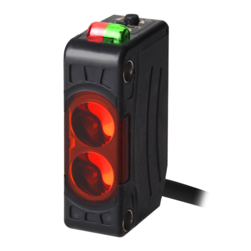 Sensor, Photo, BGS Reflective Type, 30mm Sensing distance, Light & Dark On, PNP Output, 12-24 VDC