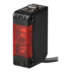 Sensor, Photo, For PCB Detection, BGS Reflective Type, 100mm Sensing distance, Light & Dark On, NPN Output, 12-24 VDC
