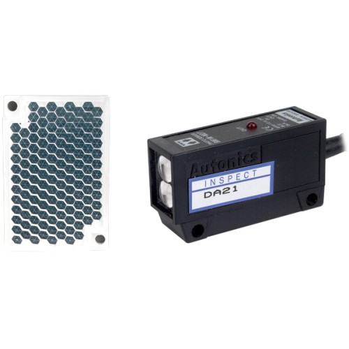Autonics Photo Sensor, Retroreflective, 1m Sensing, Dark On, NPN Output, 12-24 VDC