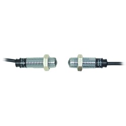 Autonics Photo Sensor, Through Beam, M18 Round Brass, 20m sensing, Dark On, NPN Output, 12-24 VDC