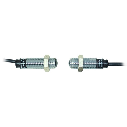 Autonics Photo Sensor, Through Beam, M18 Round Brass, 4m sensing, Light On, PNP Output, 12-24VDC