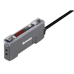Autonics Fiber Optic Amplifier, Single-display, Auto Tune, NPN Output, 12-24 VDC (fiber req'd)..