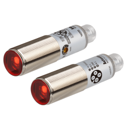 Sensor, Photo,Stainless steel 316L body, Through beam, 30M Sensing Distance, Light & Dark On, PNP Output, Connector type, 10-30 VDC