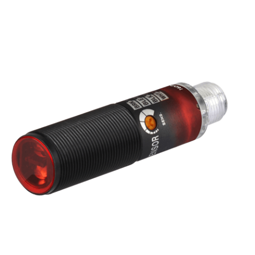 Sensor, Photo, Plastic body, Retroreflective, 3M Sensing Distance, Light & Dark On, NPN Output, Connector type, 10-30 VDC