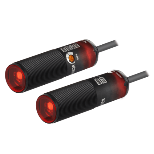 Sensor, Photo, Plastic body, Through beam, 30M Sensing Distance, Light & Dark On, NPN Output, 10-30 VDC
