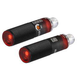 Sensor, Photo,Plastic body, Through beam, 20M Sensing Distance, Light & Dark On, PNP Output, Connector type, 10-30 VDC