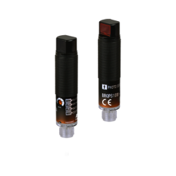 Sensor, Photo,Plastic body, Side sensing type, Through beam, 10M Sensing Distance, Light & Dark On, PNP Output, Connector type, 10-30 VDC