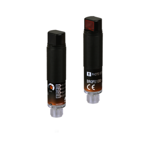 Sensor, Photo, Plastic body, Side sensing type, Through beam, 10M Sensing Distance, Light & Dark On, NPN Output, Connector type, 10-30 VDC