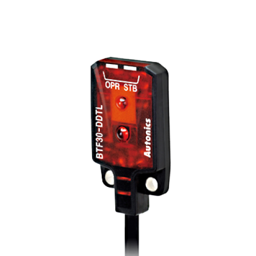 Autonics Photo Sensor, Background Supression Diffuse, 15mm Sensing Distance, Light On, NPN Output, 12-24VDC Autonics Photo Sensor, Background Supression Diffuse, 15mm Sensing Distance, Light On, NPN Output, 12-24VDC