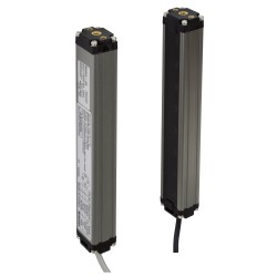 Sensor, Area, Aluminum housing NPN open collector output. 22 number of optical axes & 40mm pitch optical axis , 840mm sensing height, 12 - 24 VDC