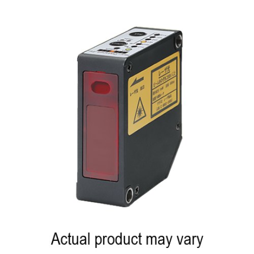 Displacement sensor, built in amplifier, 120mm+/- 60mm measurement range, NPN & RS422, Class 2 laser, 12 - 24VDC, 2m cable