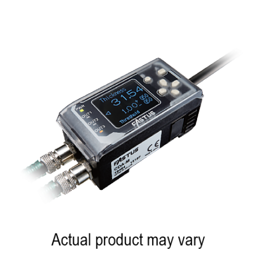 Amplifier, 2 sensors connectable, Master, NPN/PNP x 2, 4-20mA/0-10V x 2, External input, 12 - 24VDC, 2m cable