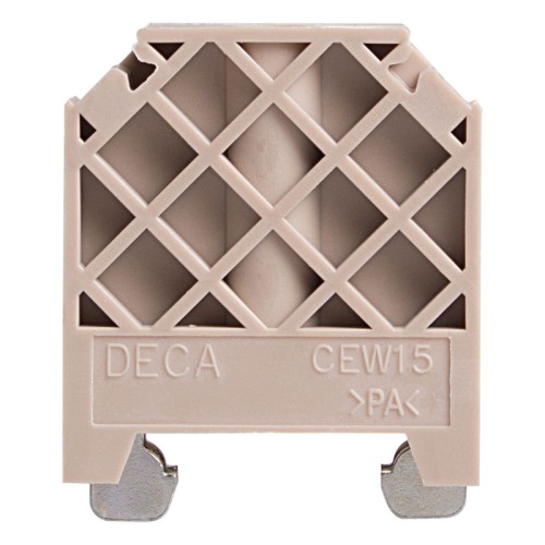 End bracket for CDU2.5M, CDU4M, T8xH28xW30.7mm, 20pcs package