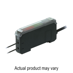 Fiber amplifier sensor, Water detection, Infrared LED, 8-digit display, PNP x 1, M8 connector
