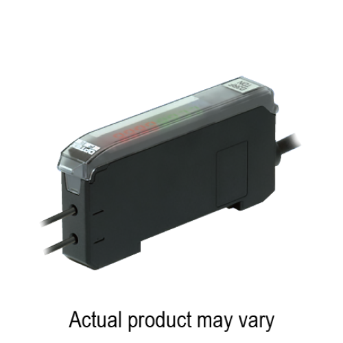 Fiber amplifier sensor, IP50, Master, 8-digit display, White LED, NPN, M8 connector Fiber amplifier sensor, IP50, Master, 8-digit display, White LED, NPN, M8 connector