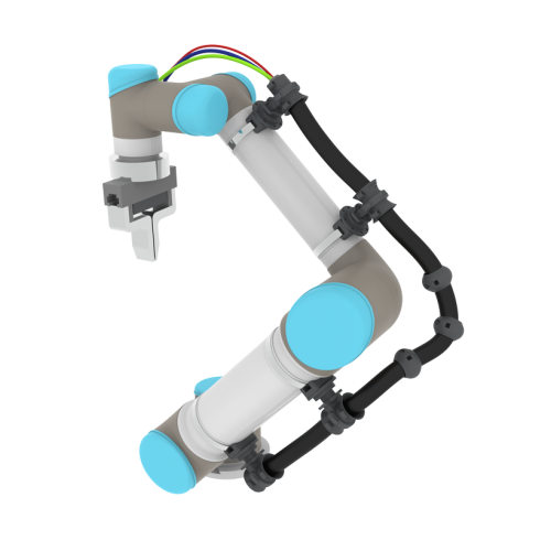 Dress Pack Kit for Universal Robot Type5, Steel Band, Ø75 & Ø86 Robot Arm, Max. 5kg Carried