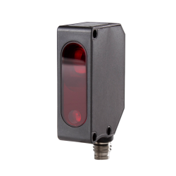 Photoelectric sensor, Class 2 laser, Retro reflective, 1~4m sensing range, Transparent sensing, PNP, 2m cable