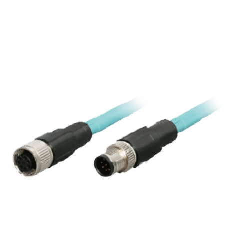 Extension cable for CDX, M12 8-pin, Robot cable, 2m