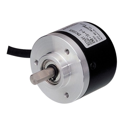 Autonics Encoder, Incremental, 6mm Shaft, 10 PPR, Quadrature & Index Totem Output, 12-24 VDC