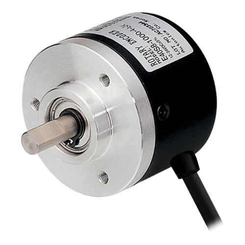 Encoder, Incremental, 40mm OD, 6mm Shaft, 15 PPR, ABZ phase, Totem pole output, 12-24 VDC Encoder, Incremental, 40mm OD, 6mm Shaft, 15 PPR, ABZ phase, Totem pole output, 12-24 VDC