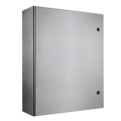 SCE steel junction enclosure, 0.075" carbon steel, H12 x W12 x D6", Gray coating, Lift-off screw door, NEMA 4 & 12 & 13