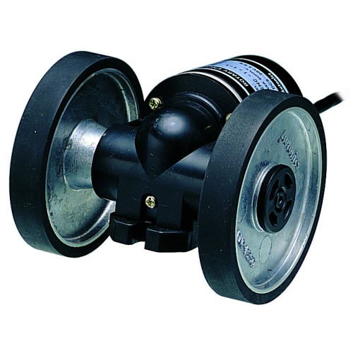 Autonics Encoder, Incremental, Wheel Type, 1 Pulse Per 0.01 Yard, Quadrature Voltage Output, 12-24 VDC