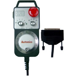 Pulse Generator, Hand Held, 100 PPR, 3 Feed Rates 5 Axis, Quadrature ,Line Driver Output, 5 VDC