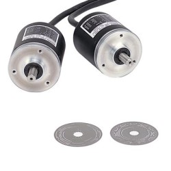 Autonics Encoder, Absolute, 10mm Shaft, 12 Rev, BCD Code, NPN Output, CCW Increase, 12-24 VDC