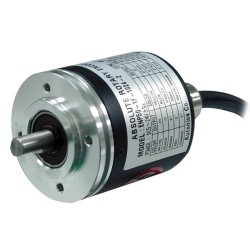 Autonics Encoder, Absolute, 8mm Shaft, 1024 Rev, BCD Code, NPN Output, CCW Increase, 12-24 VDC