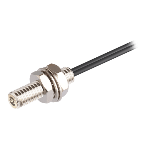 Cable, Fiber Optic, Diffuse Reflective, 4mm Threaded End, 5R, Min, 0.0125mm, 2m Length
