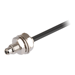Cable, Fiber Optic, Diffuse Reflective, 6mm Threaded End, 1R, Min, 0.04mm, 2m Length