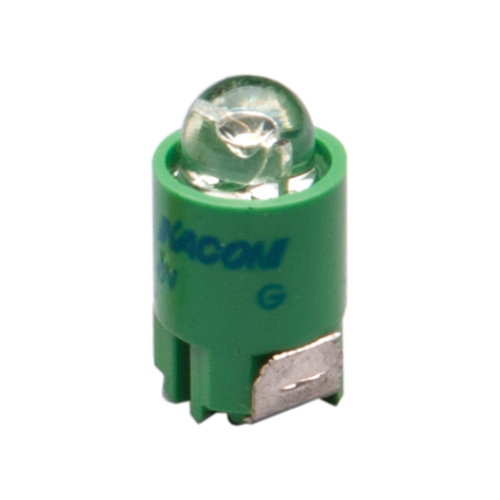 LED Bulb, K16 switch, Green, 12VDC