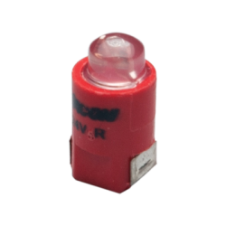 LED Bulb, K16 switch, Red, 12VDC