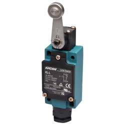 Limit Switch, 72x40x36mm aluminum die-cast body, 1 NO & 1 NC w/ snap action, IP65,, Roller lever actuator