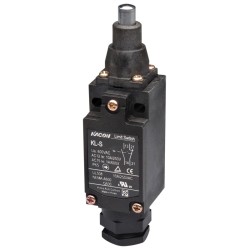 Limit Switch, 60x30x36mm aluminum die-cast body, 1 NO & 1 NC w/ snap action, IP65, Push plunger actuator