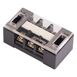 Barrier terminal block, 3 poles, 600VA 20A, M4 screw, L56xW30xH19.5mm, 10 pcs Bundle