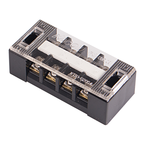 Barrier terminal block, 4 poles, 600VA 20A, M4 screw, L68xW30xH19.5mm, 10 pcs Bundle