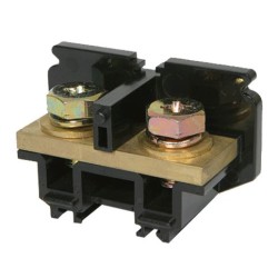 Modular terminal block, DIN Rail mounting, Single level, 200A 600VAC,  H47 x W73 x D33.8mm