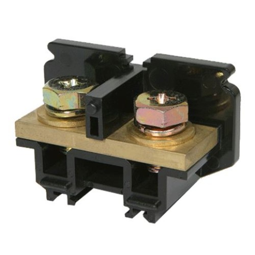 Modular terminal block, DIN Rail mounting, Single level, 200A 600VAC,  H47 x W73 x D33.8mm