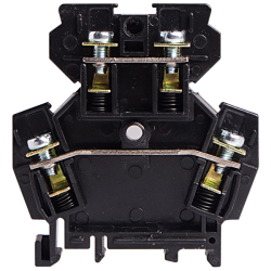 Modular terminal block, DIN Rail mounting, Double level, 15A 600VAC,  H58 x W55 x D12mm, 10 pcs Bundle