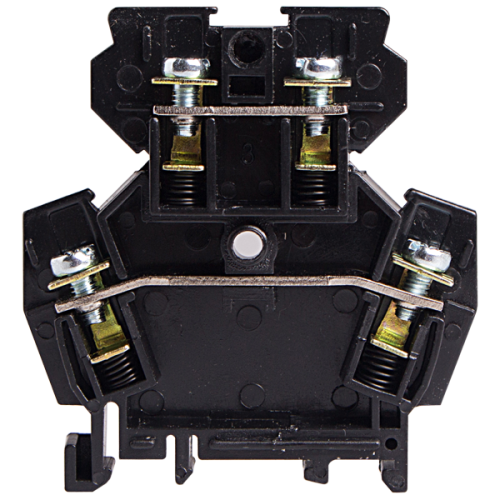 Modular terminal block, DIN Rail mounting, Double level, 15A 600VAC,  H58 x W55 x D12mm, 10 pcs Bundle