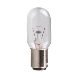 MENICS signal light accessory, Incandescent Bulb, 15mm bayonet socket, Double contact base, 24V, 10W, 10 pieces bundle