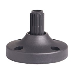 MENICS signal light accessory, Plastic surface mount 70mm base w/water proof gasket, Apply all pole types