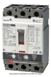 MCCB, Molded Case Circuit Breaker, 3 Pole, 60A, 100kA@480VAC, Adjustable Thermal/Fixed Magnetic, Lugs Line/Load Side, UL Listed