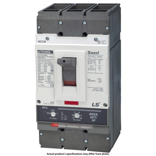 MCCB, Molded Case Circuit Breaker, 2 Pole, 300A, 35kA@480VAC, Fixed thermal/magnetic, Lugs Line/Load Side, UL Listed