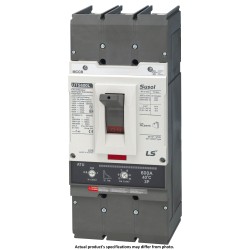 MCCB, Molded Case Circuit Breaker, 2 Pole, 600A, 35kA@480VAC, Fixed thermal/magnetic, Lugs Line/Load Side, UL Listed