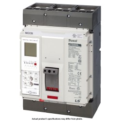 MCCB, Molded Case Circuit Breaker, 3 Pole, 400A, 35kA@480VAC, OCR-1 (Ammeter), OCR-3 (AC/DC 110-220V, 60Hz), Lugs Line/Load Side, UL Listed