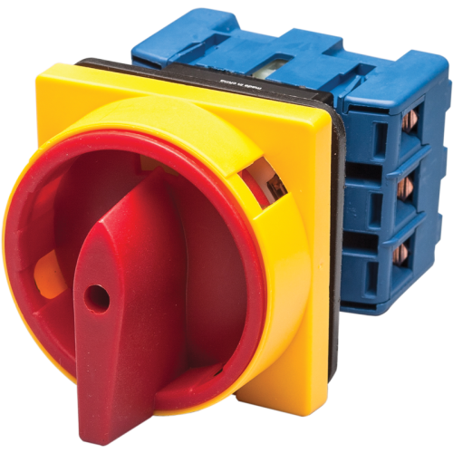 Main Load Disconnector, Panel mount, Emergency stop, 20A
